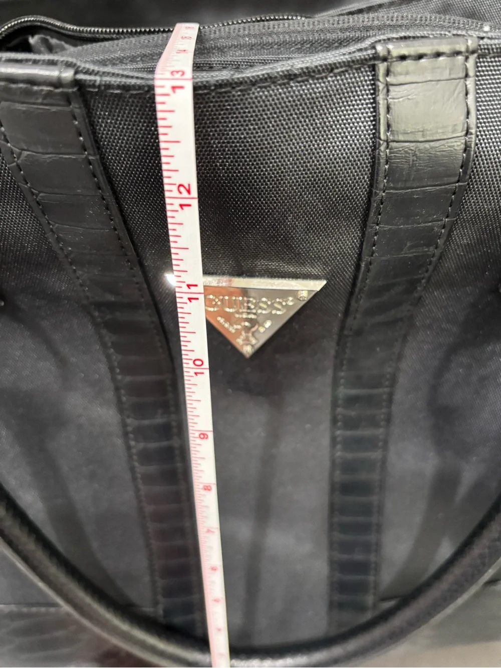GUESS Black Duffel Travel Bag with Tag
